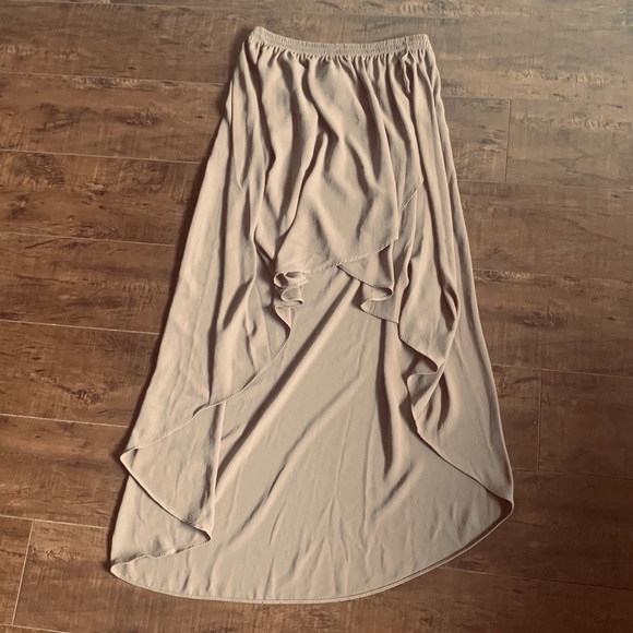 Forever 21 Brown High-Low Skirt - Picture 3 of 4